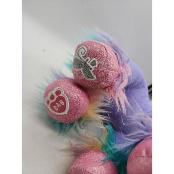 Build A Bear Unicorn Plush Fairy Beary Friends Purple Enchanted Rainbow BAB - Picture 6 of 6